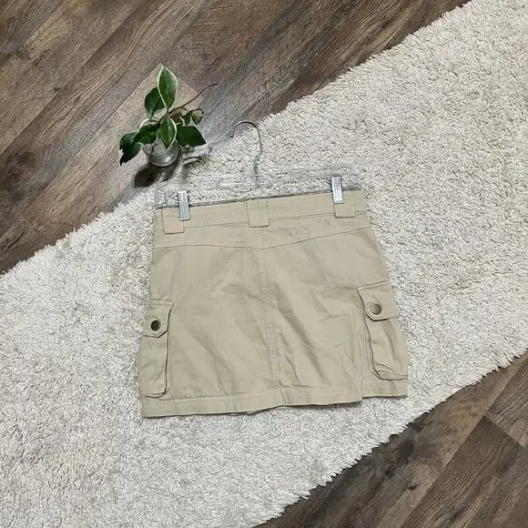 Princess Polly Size 4 Beige Lydie Cargo Mini Skirt - Picture 5 of 6